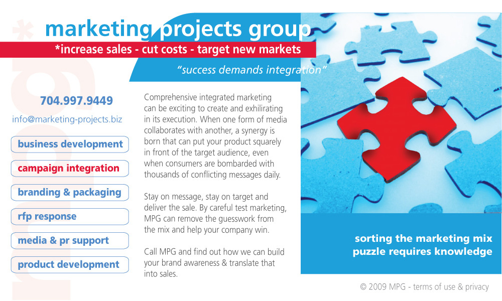 Marketing Projects Group Marketing Campaign Integration